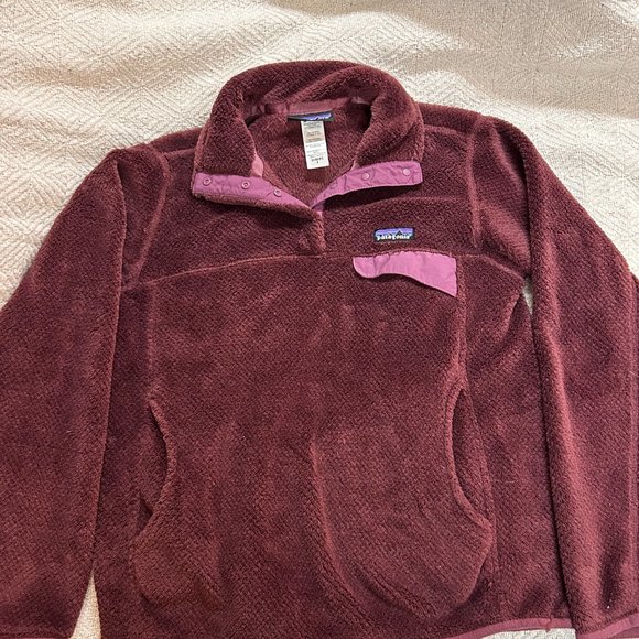 Patagonia Purple Fleece Pullover Quarter Zip - Picture 1 of 3